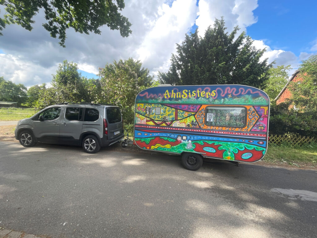 Der Wagen auf dem Weg